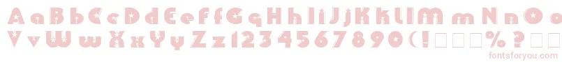 Collinz Font – Pink Fonts on White Background