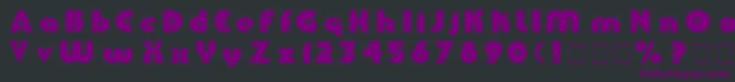 Collinz Font – Purple Fonts on Black Background