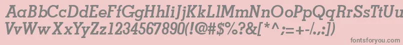 More about Jaakssk ffy Font Jaakssk ffy Font – Gray Fonts on Pink Background