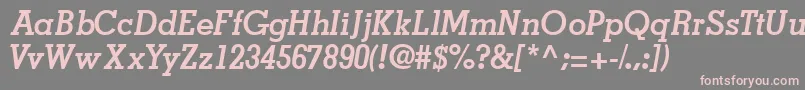 Шрифт Jaakssk ffy – розовые шрифты на сером фоне