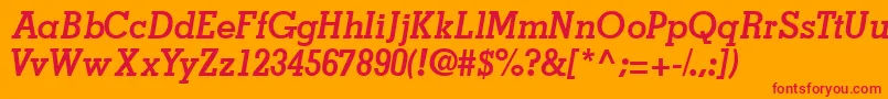 fuente Jaakssk ffy – Fuentes Rojas Sobre Fondo Naranja