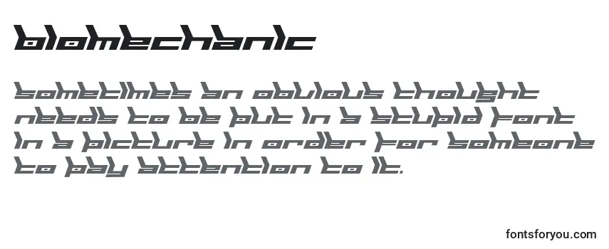 Biomechanic Font