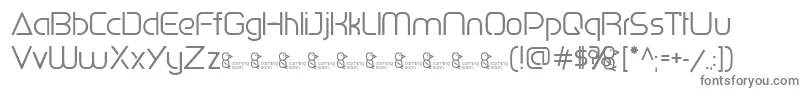 PenguinSans0.500 Font – Gray Fonts on White Background