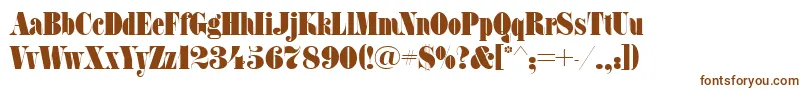 Fatfaceett Font – Brown Fonts