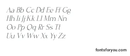CrisplightcItalic Font