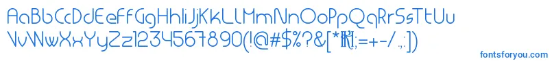 MsdRoundedLight Font – Blue Fonts