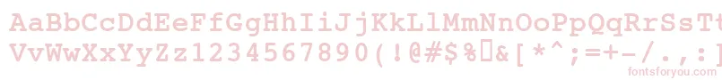 JackinputBold Font – Pink Fonts on White Background