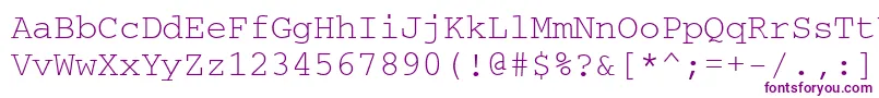 CouriermgttNormal Font – Purple Fonts