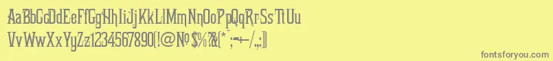 More about MartaDecor Font MartaDecor Font – Gray Fonts on Yellow Background