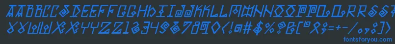 More about Eldermagici Font Eldermagici Font – Blue Fonts on Black Background