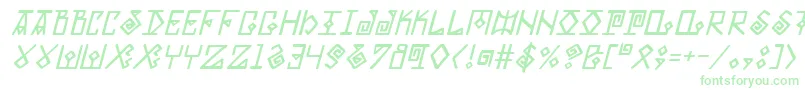Eldermagici Font – Green Fonts on White Background