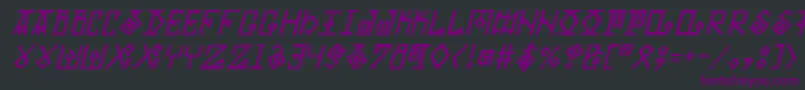 Eldermagici Font – Purple Fonts on Black Background