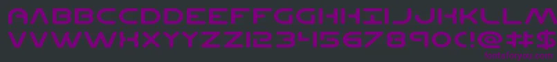 Planetncompactexpand Font – Purple Fonts on Black Background