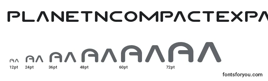 Planetncompactexpand Font Sizes