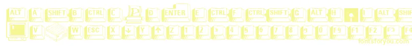 CarrKeys Font – Yellow Fonts