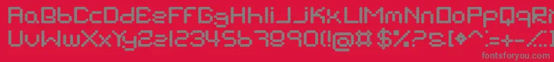 SuckMyBalls Font – Gray Fonts on Red Background