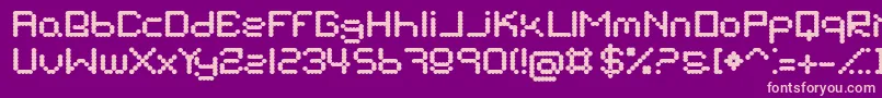 SuckMyBalls Font – Pink Fonts on Purple Background