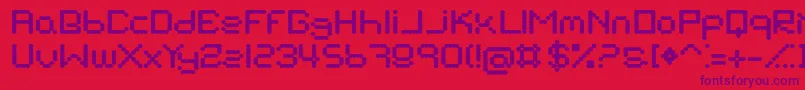 SuckMyBalls Font – Purple Fonts on Red Background