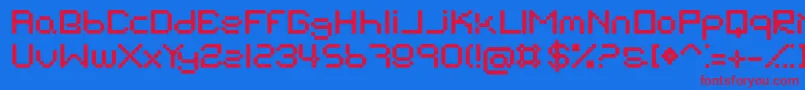 Шрифт SuckMyBalls – красные шрифты на синем фоне