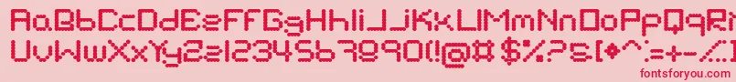 SuckMyBalls Font – Red Fonts on Pink Background