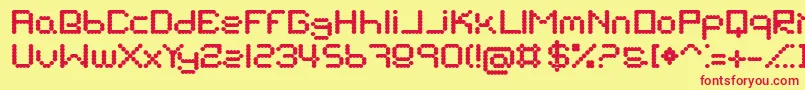 SuckMyBalls Font – Red Fonts on Yellow Background