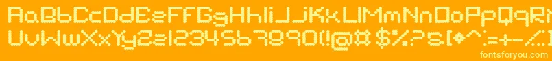 SuckMyBalls Font – Yellow Fonts on Orange Background