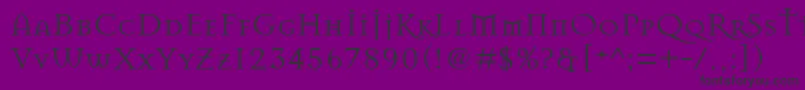 MasonRegular Font – Black Fonts on Purple Background