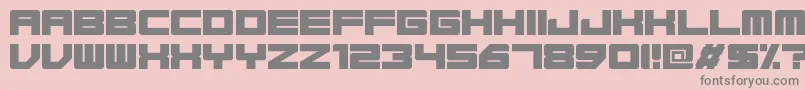 Base45Regular Font – Gray Fonts on Pink Background