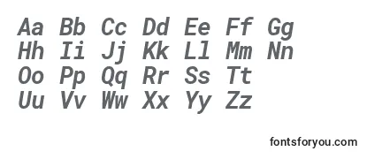 RobotomonoBolditalic Font