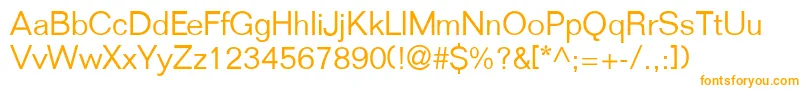 FoldmdrnlgtdbNormal Font – Orange Fonts on White Background