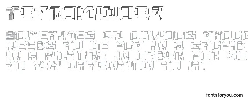 Шрифт Tetrominoes