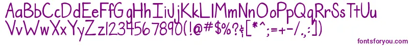 DjbTheTeacherFont Font – Purple Fonts