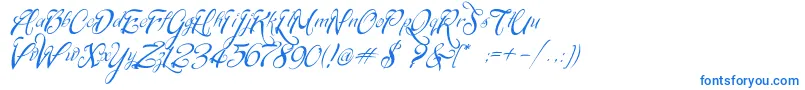 SignaritaChloe Font – Blue Fonts