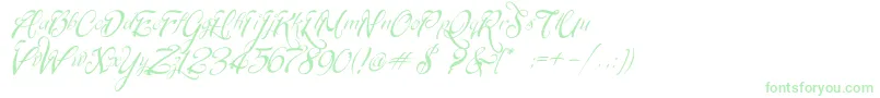 SignaritaChloe Font – Green Fonts