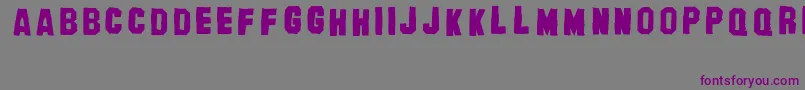 BanhartBlackErc2008 Font – Purple Fonts on Gray Background