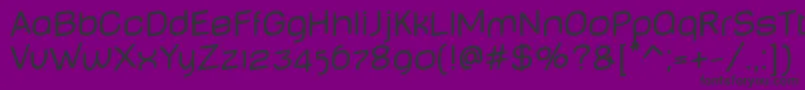 BabyMineplumpJumping Font – Black Fonts on Purple Background