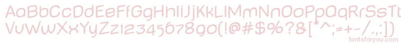 BabyMineplumpJumping Font – Pink Fonts on White Background