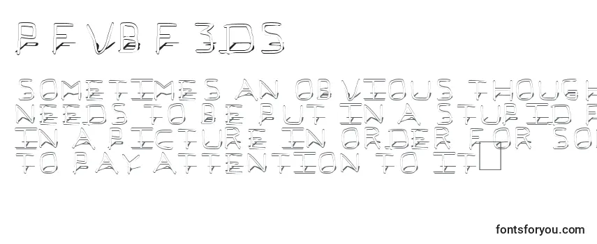 Pfvbf3Ds Font