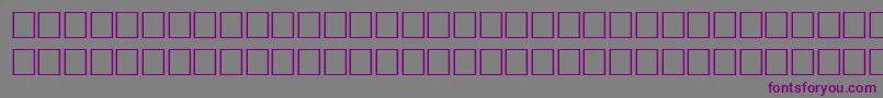 Шрифт DelongbaEngraved – фиолетовые шрифты на сером фоне