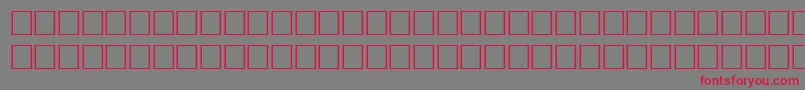 DelongbaEngraved Font – Red Fonts on Gray Background