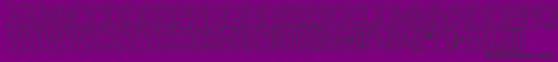 AAntiquetitultrcmdnotl Font – Black Fonts on Purple Background