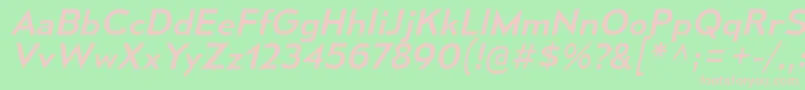 MesmerizeSeRgIt Font – Pink Fonts on Green Background