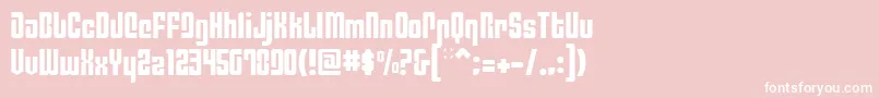 フォントPhiladelphiaLight – ピンクの背景に白い文字