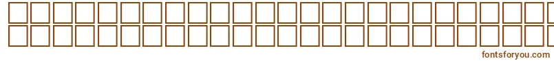 AlSayfBold Font – Brown Fonts on White Background