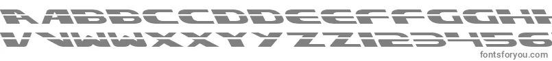 フォントExcelatel – 白い背景に灰色の文字