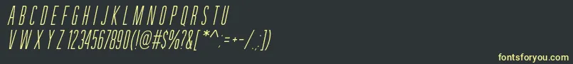 fuente GuilderFree – Fuentes Amarillas Sobre Fondo Negro