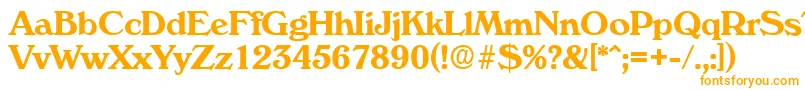 VeronaSerialBoldDb Font – Orange Fonts