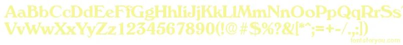 VeronaSerialBoldDb Font – Yellow Fonts