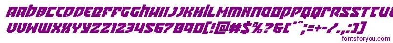 Crazyivansuperital Font – Purple Fonts on White Background