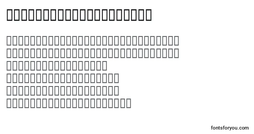 Шрифт LinotypemaralOblique – алфавит, цифры, специальные символы